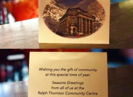 Xmas Greeting Card from Rapth Thornton Community 